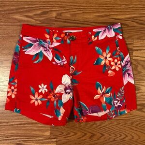 Old Navy Red Floral Women's Shorts